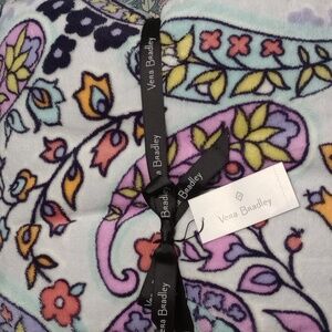 Vera Bradley New Maddalena Paisley Oversized Throw Blanket 94" x 66"